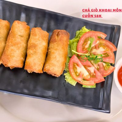 CHẢ GIÒ KHOAI MÔN 1 PHẦN 4 CUỐN