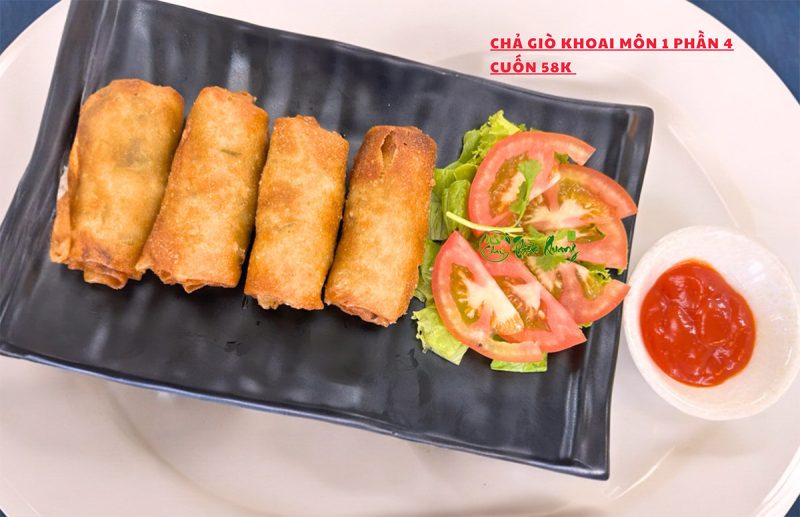 CHẢ GIÒ KHOAI MÔN 1 PHẦN 4 CUỐN