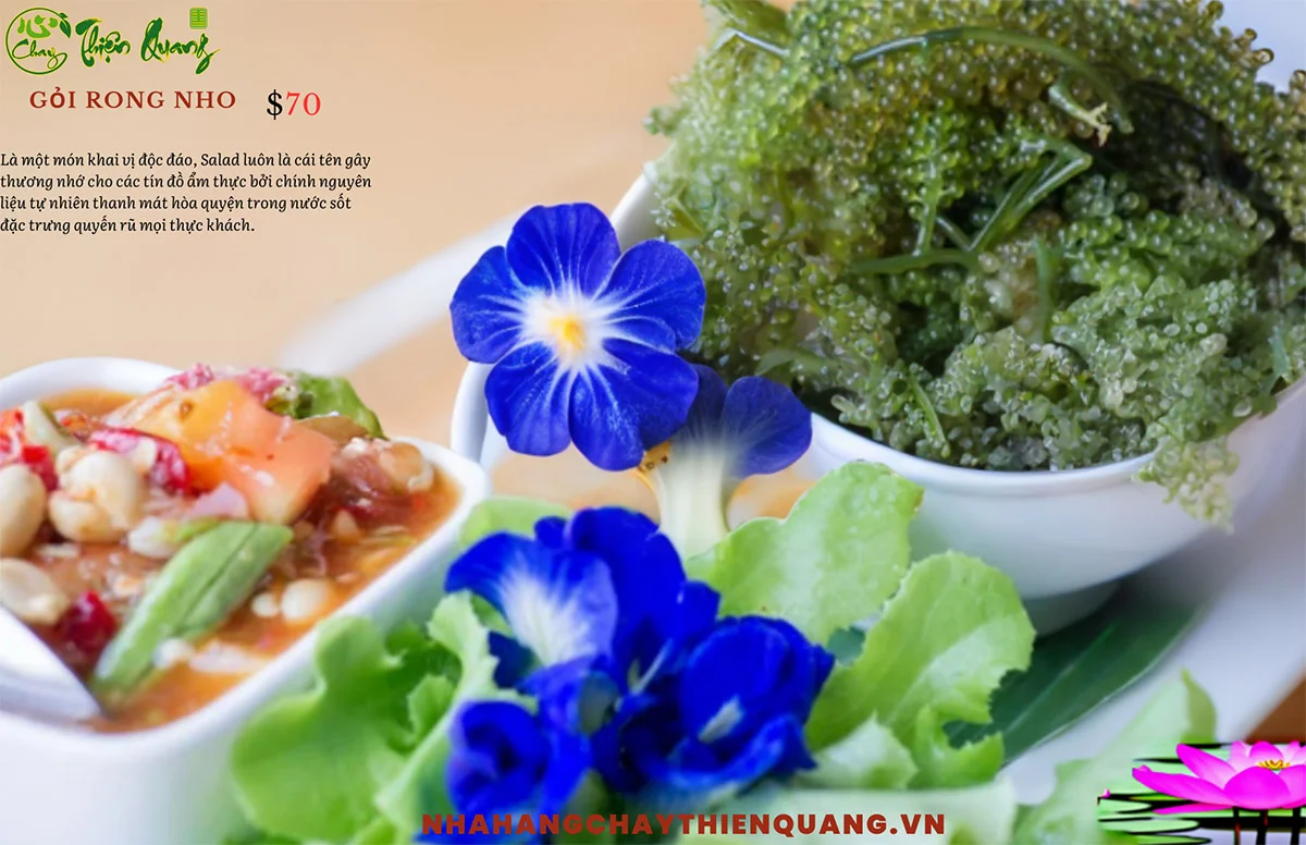 GỎI RONG NHO GỎI RONG NHO