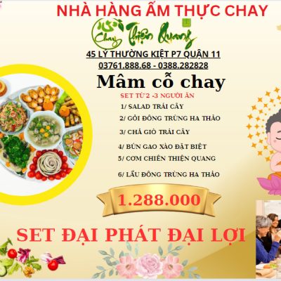 Mâm cỗ chay Set Đại Phát Đại Lợi