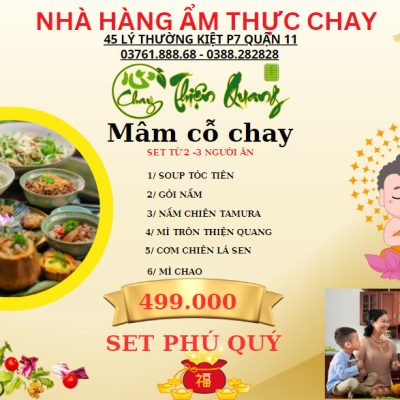 Mâm cỗ chay Set Phú Quý